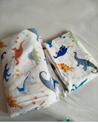 Juego de Sábanas Dinosaurio cama 90