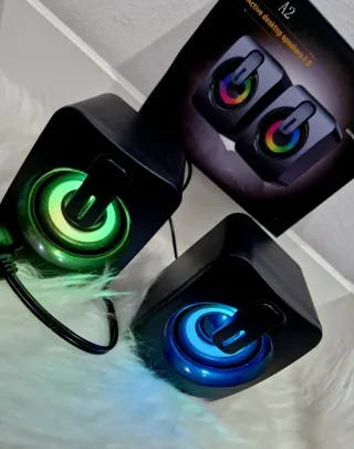 Colunas USB RGB