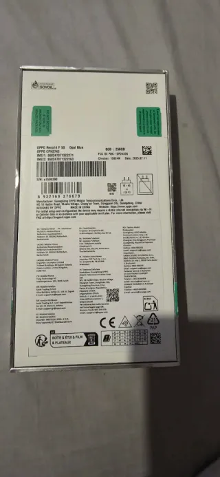 OPPO Reno 14F 5G eSim