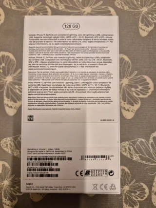 Iphone 11 128Gb en su caja