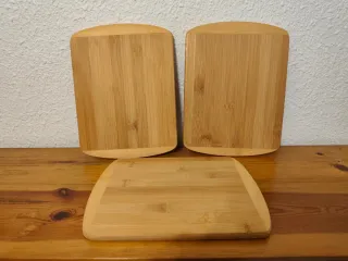 Lote 3 tablas cortar alimentos Nuevas madera