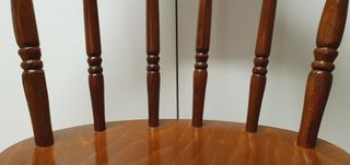 2 sedie in legno country vecchia America old river