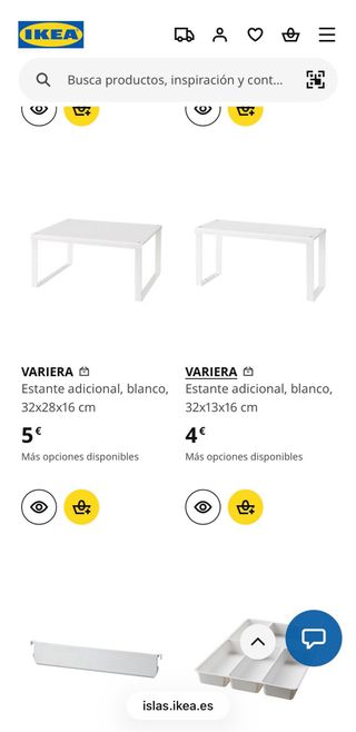 2 estantes organizadores cocina