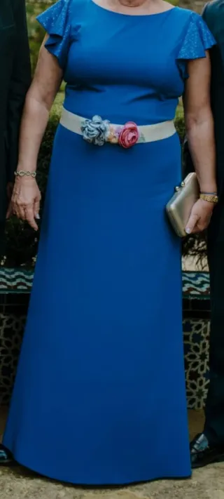 Vestido largo de fiesta, talla 46