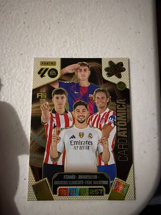 card atómica adrenalyn recien comprada