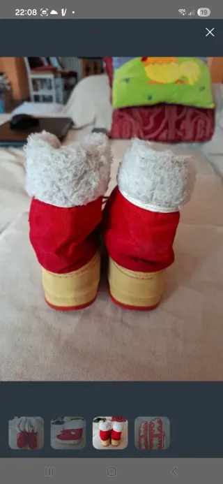 Scarponcini invernali rossi taglia 28