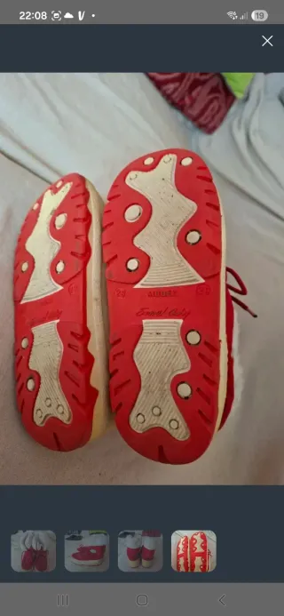 Scarponcini invernali rossi taglia 28