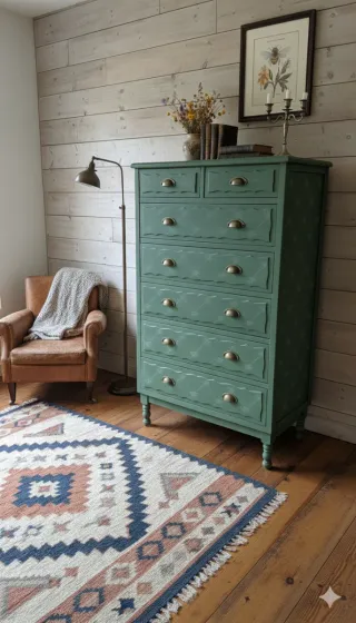Cómoda antigua restaurada