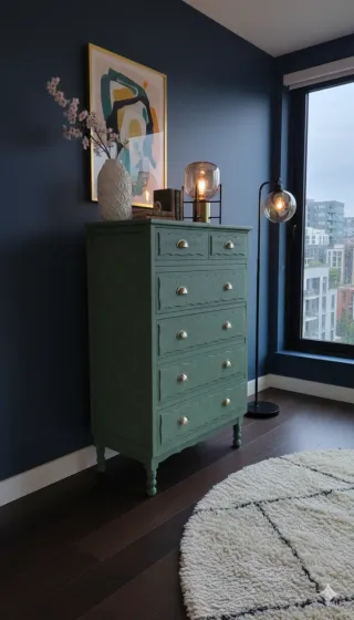 Cómoda antigua restaurada