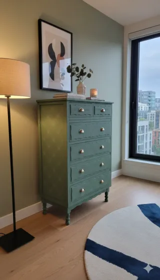 Cómoda antigua restaurada