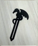 21.Marca páginas Dragón impreso en 3D