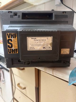 Televisor Philips 14” Vintage + Caja + Manuales –