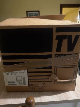 Televisor Philips 14” Vintage + Caja + Manuales –