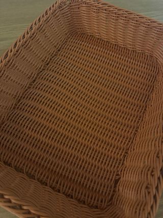 Cesta imitación mimbre