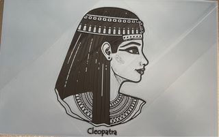 Cuadro Cleopatra impreso en 3D bajo pedido
