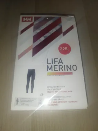 Helly Hansen Hombre Pantalones Térmico Lifa Merino