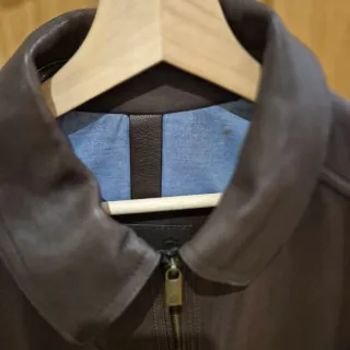 Cazadora piel Massimo Dutti