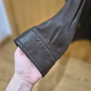 Cazadora piel Massimo Dutti