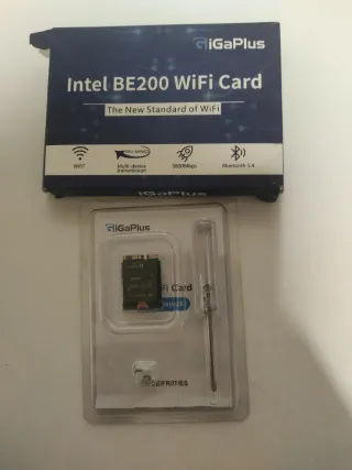 Tarjeta wifi pc Intel BE200