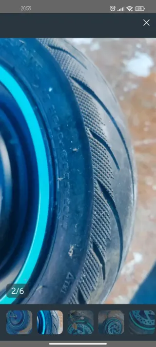 Rueda trasera de patentes