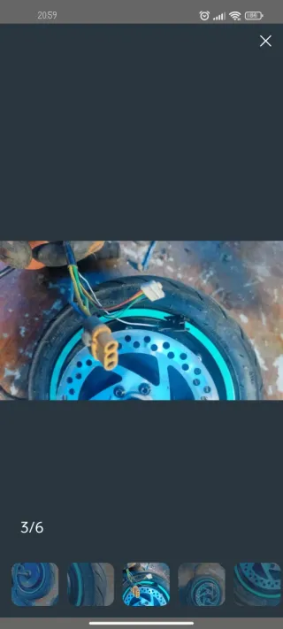 Rueda trasera de patentes