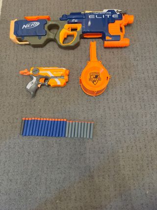 Nerf hyperfire elite y firestrike elite