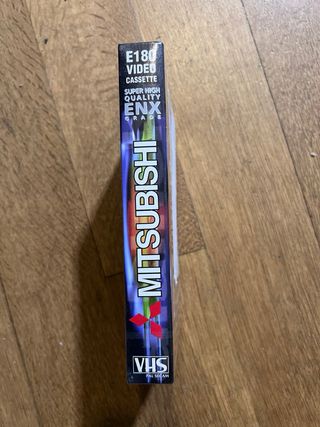 Cassete VHS Mitsubishi E180 ENX Grade - Nova/Selad