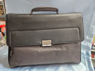 Cartera Portafolios ,negra + tejido ,nueva