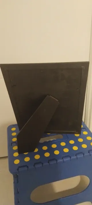 Marco para fotos rectangular en madera para posar