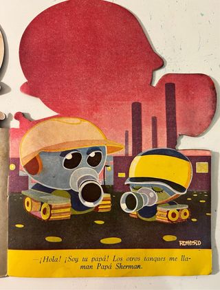 LIBRO INFANTIL TANKITO AÑOS 50