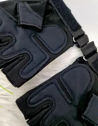 Luvas Ciclismo Pretas com Proteção