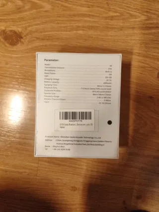 Altavoz Bluetooth OYIB K9 Blanco