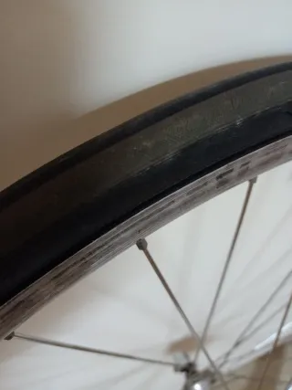 Rueda delantera bicicleta carretera Campagnolo