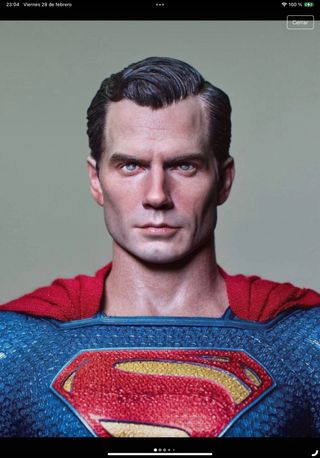 Cabeza Superman Custom 1/6