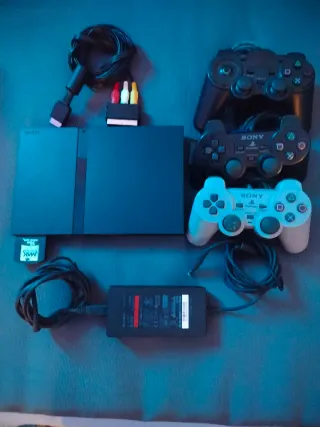 Pack completo consola PlayStation 2 + juegos.