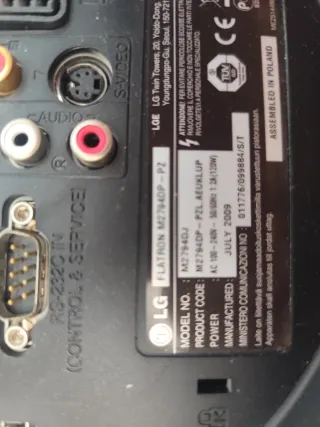 Monitor LG Flatron M2794DP Full HD 27