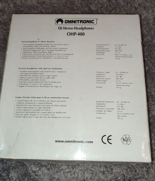 Omnitronic OHP-400 DJ | Open-Air | NOS
