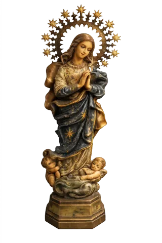 Virgen de escayola