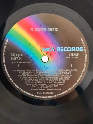 Neil Diamond - 20 Grandes Clássicos LP made in UK