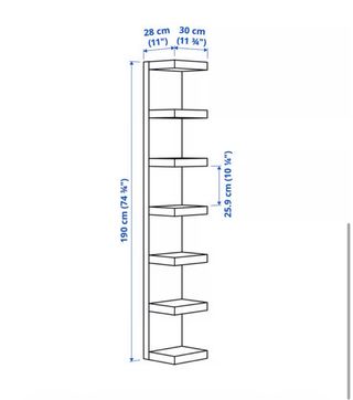 Estanteria Lack Ikea Negra