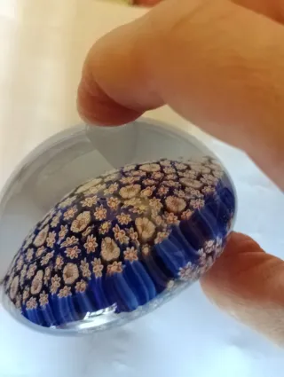 Sfere di vetro di Murano con Murrine . Forma roton