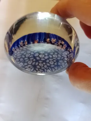 Sfere di vetro di Murano con Murrine . Forma roton