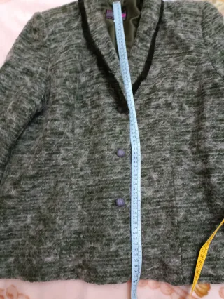 Chaqueta traje verde mujer talla 52