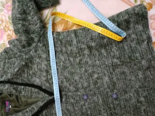 Chaqueta traje verde mujer talla 52