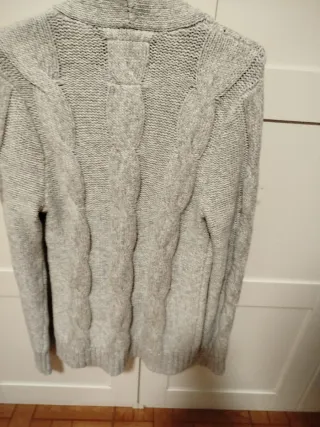 Cárdigan Hollister Caballero Gris Talla S