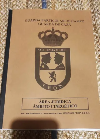 Temarios (año 2000 aproximadamente,).de Guarda de