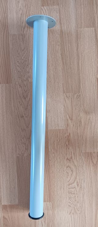 4 potes acer gris crom per taula o escriptori