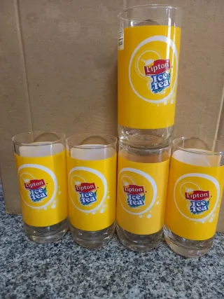 5 Copos Lipton Ice Tea