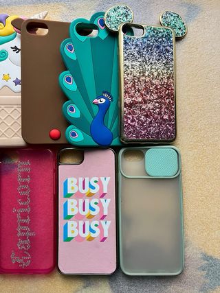 Lote 9 fundas iPhone 7/8