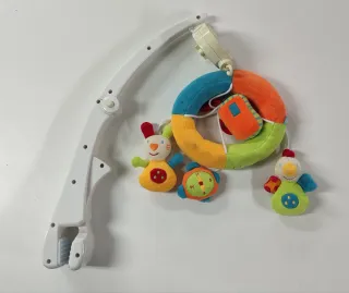 Móvil carrusel de cuna con peluches